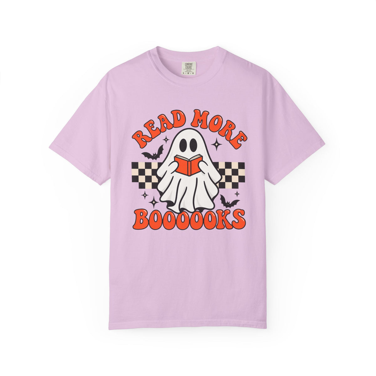Read More Booooks ghost reading T-Shirt | Halloween book lover tee