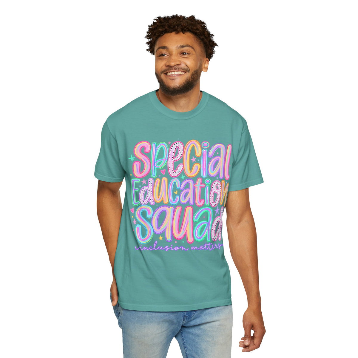 Special Education Squad T-Shirt | Inclusion Matters, Pastel Handlettering