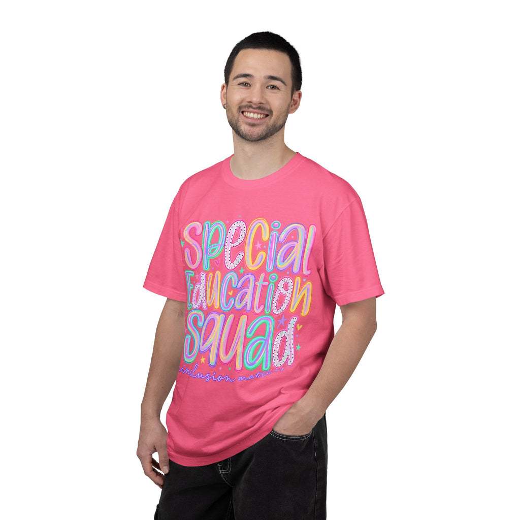 Special Education Squad T-Shirt | Inclusion Matters, Pastel Handlettering