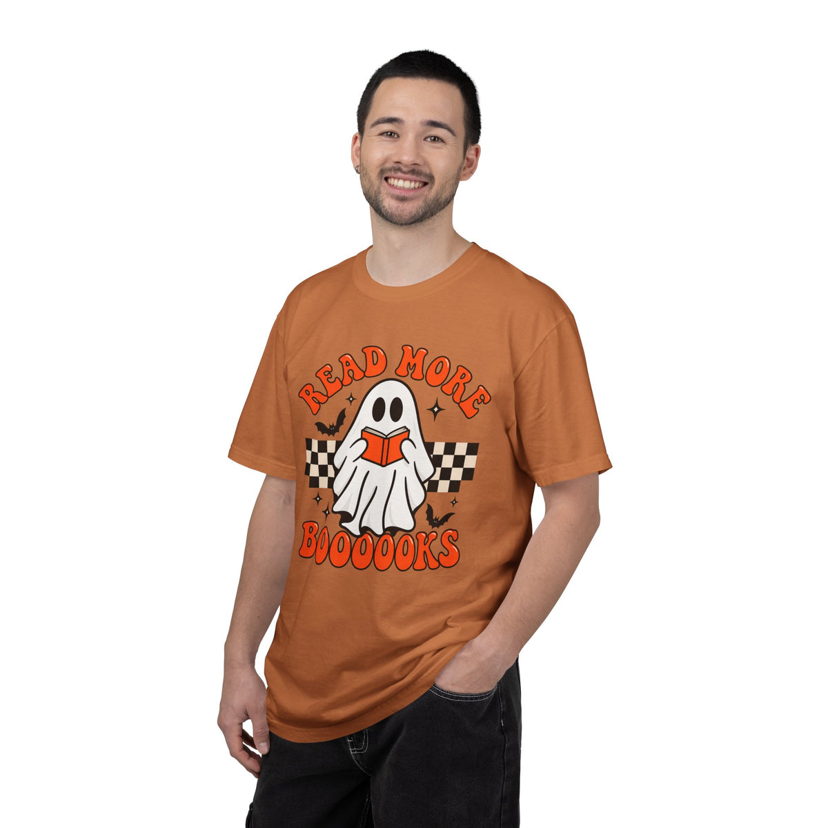 Read More Booooks ghost reading T-Shirt | Halloween book lover tee