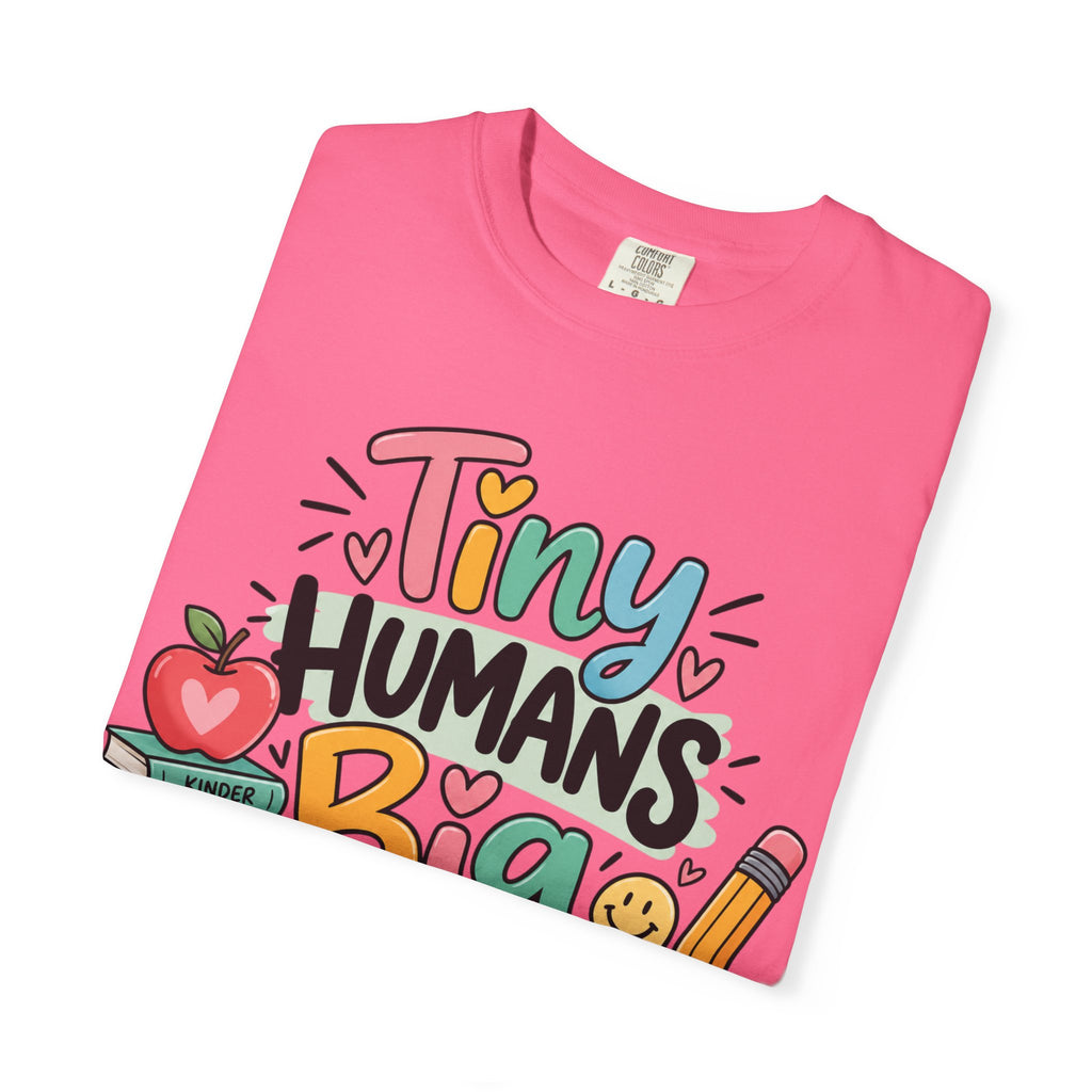 Tiny Humans Big Impact T-shirt | Teacher Kids Classroom Design