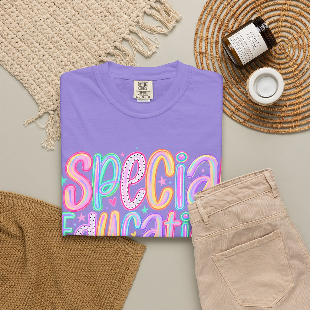 Special Education Squad T-Shirt | Inclusion Matters, Pastel Handlettering