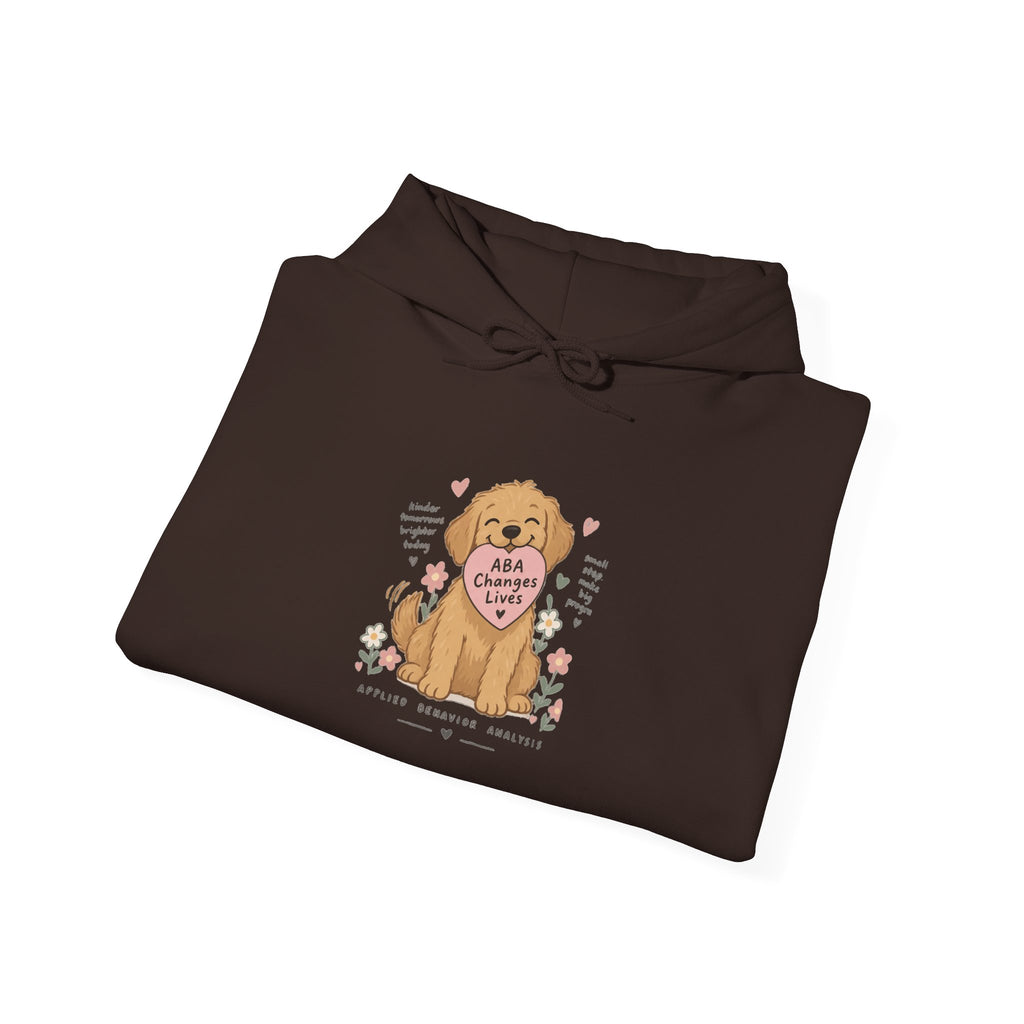 Golden Retriever Puppy Hoodie — 'Good Behavior Brighter Futures' Cute Dog Lover Sweatshirt