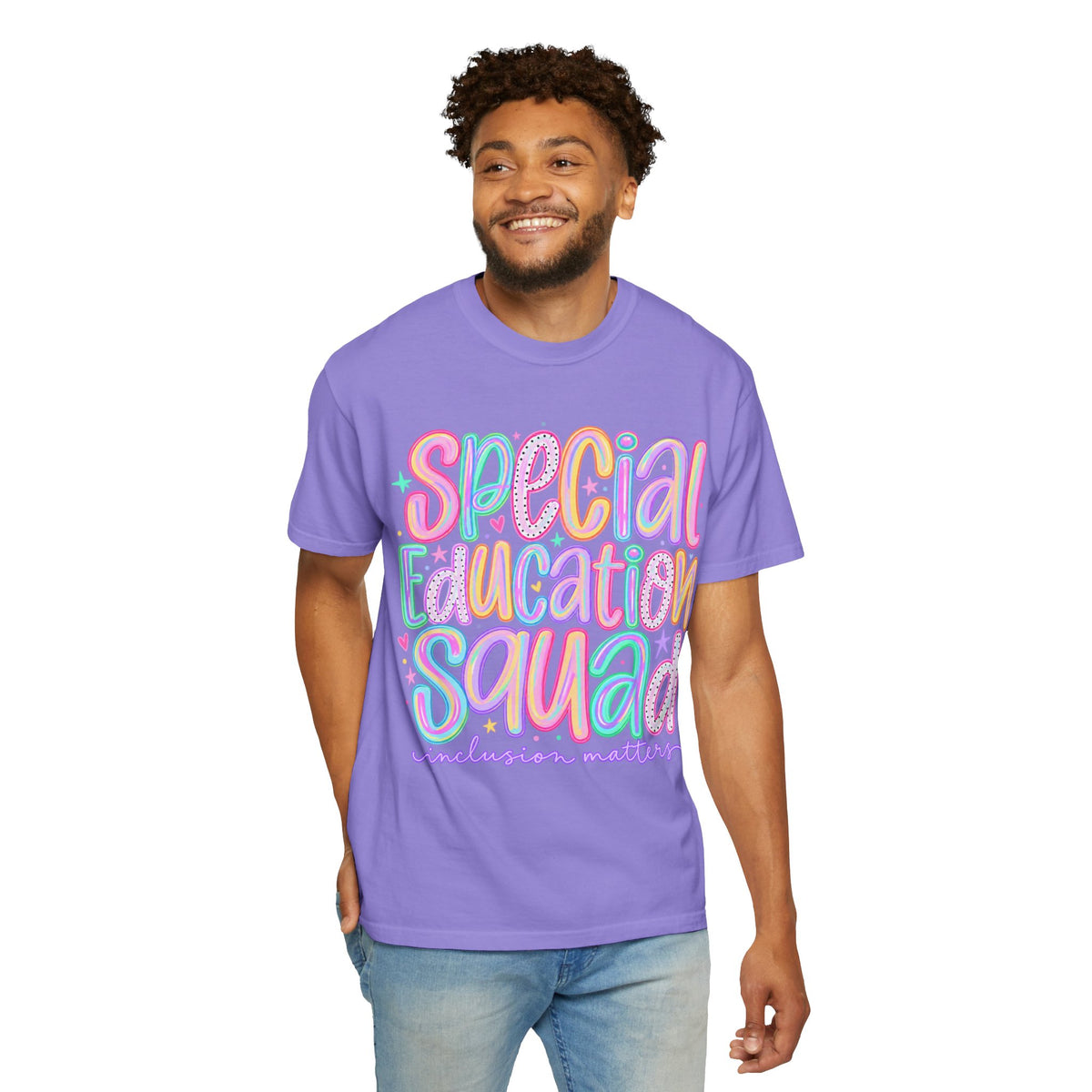 Special Education Squad T-Shirt | Inclusion Matters, Pastel Handlettering