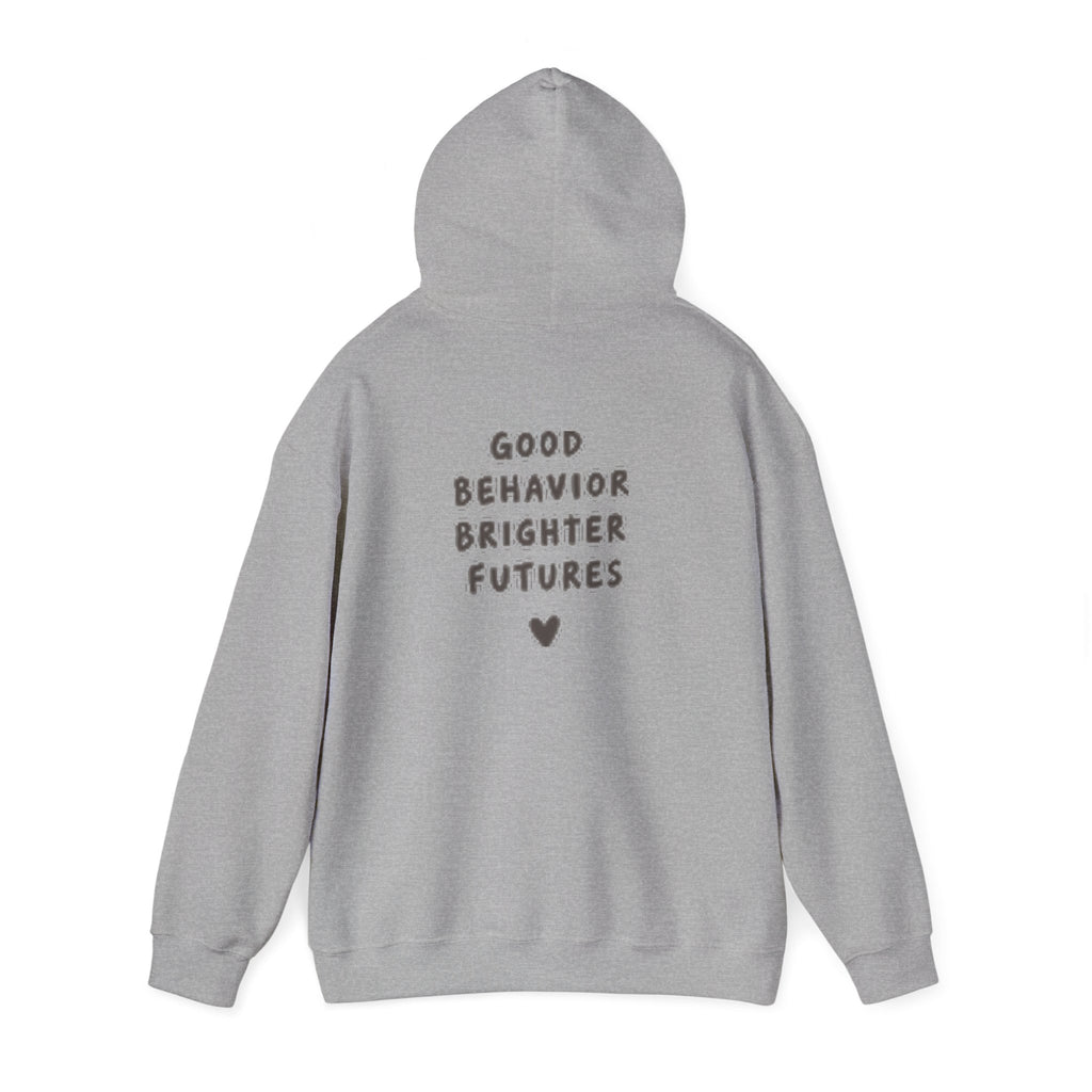Golden Retriever Puppy Hoodie — 'Good Behavior Brighter Futures' Cute Dog Lover Sweatshirt