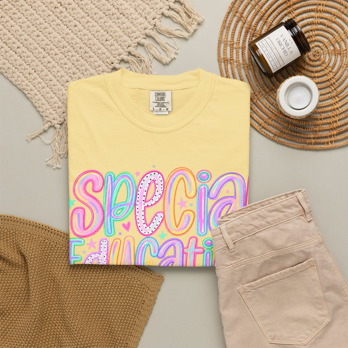 Special Education Squad T-Shirt | Inclusion Matters, Pastel Handlettering