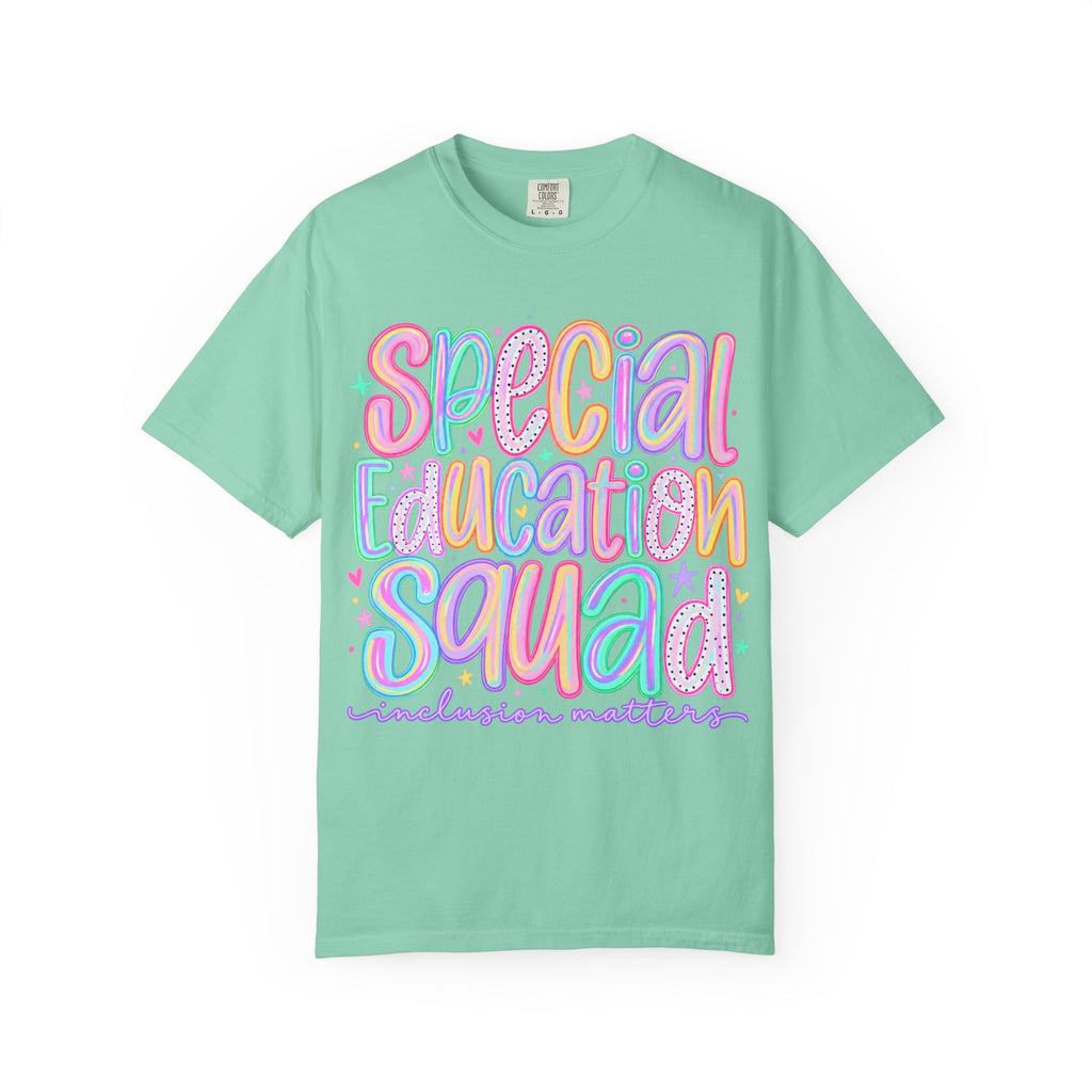 Special Education Squad T-Shirt | Inclusion Matters, Pastel Handlettering