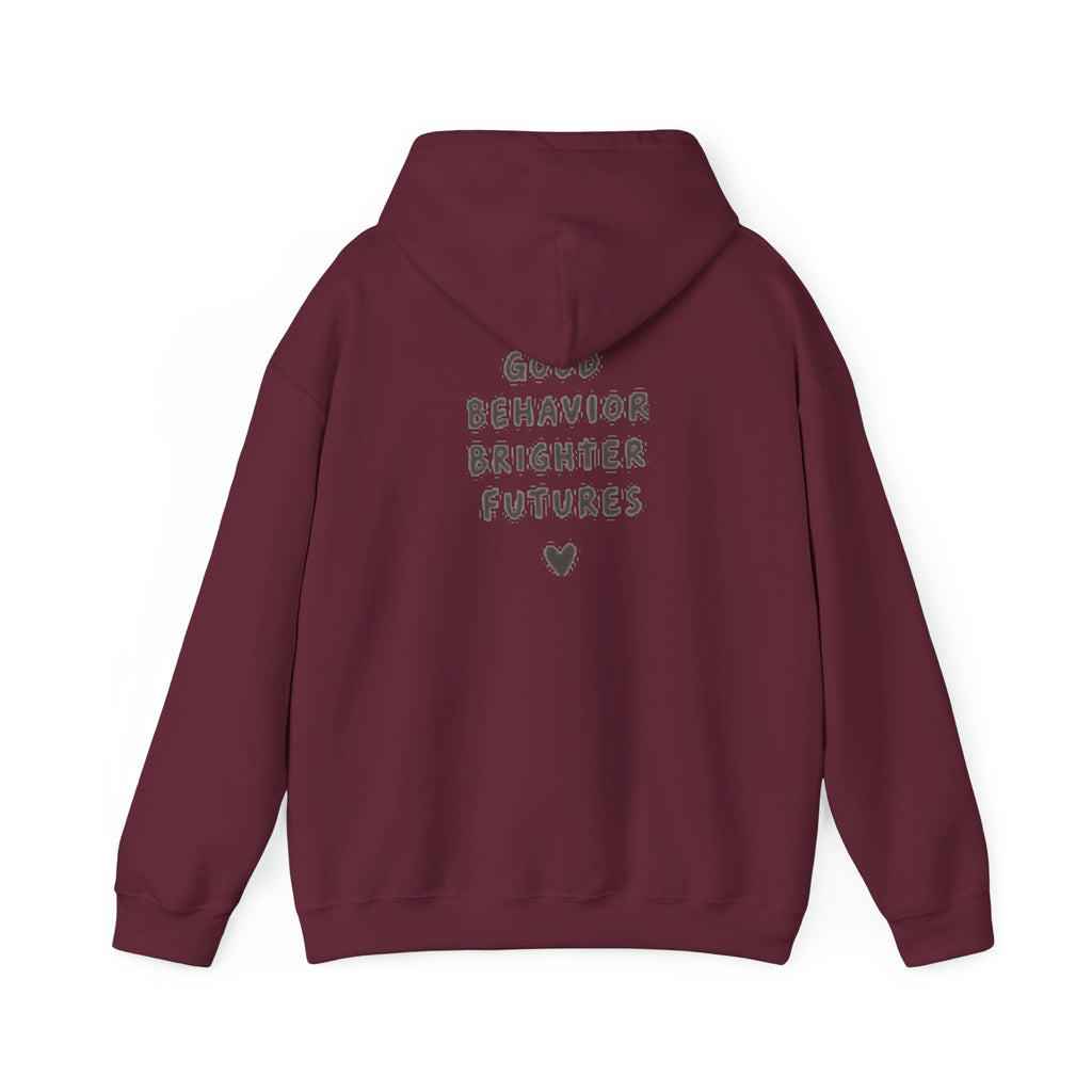 Golden Retriever Puppy Hoodie — 'Good Behavior Brighter Futures' Cute Dog Lover Sweatshirt