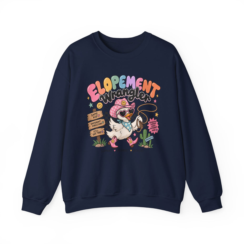 Elopement Wrangler sweatshirt | Cute Western Elopement Graphic Crewneck