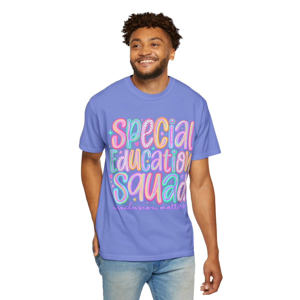 Special Education Squad T-Shirt | Inclusion Matters, Pastel Handlettering