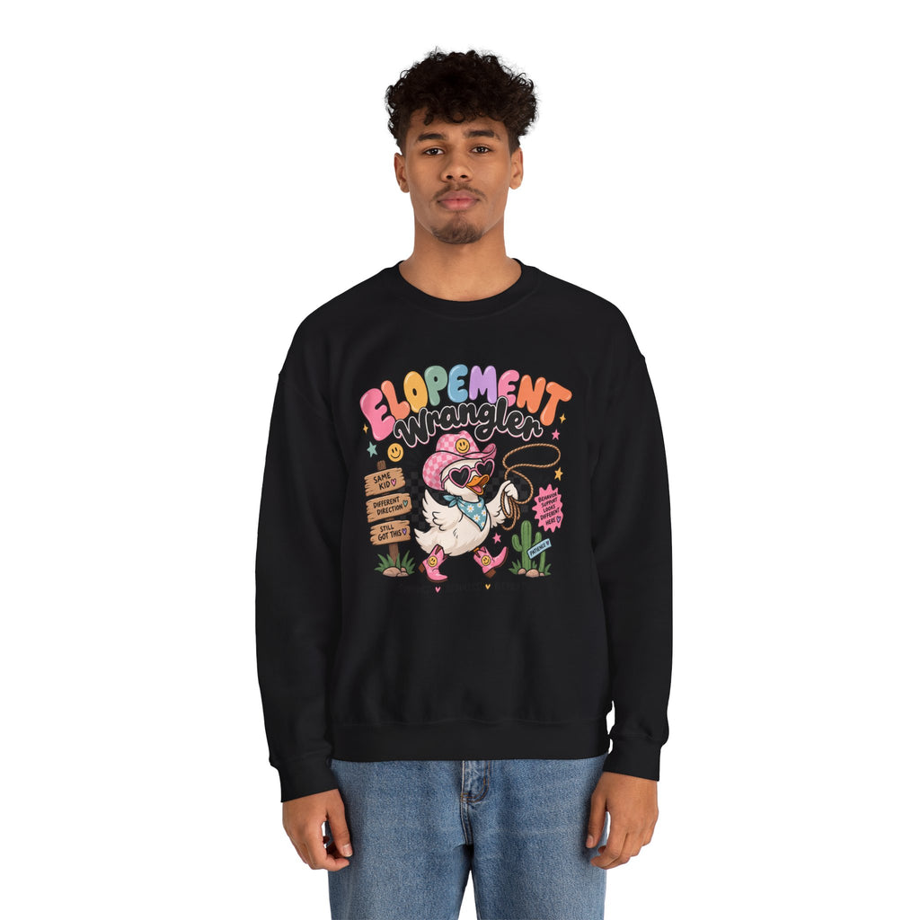 Elopement Wrangler sweatshirt | Cute Western Elopement Graphic Crewneck