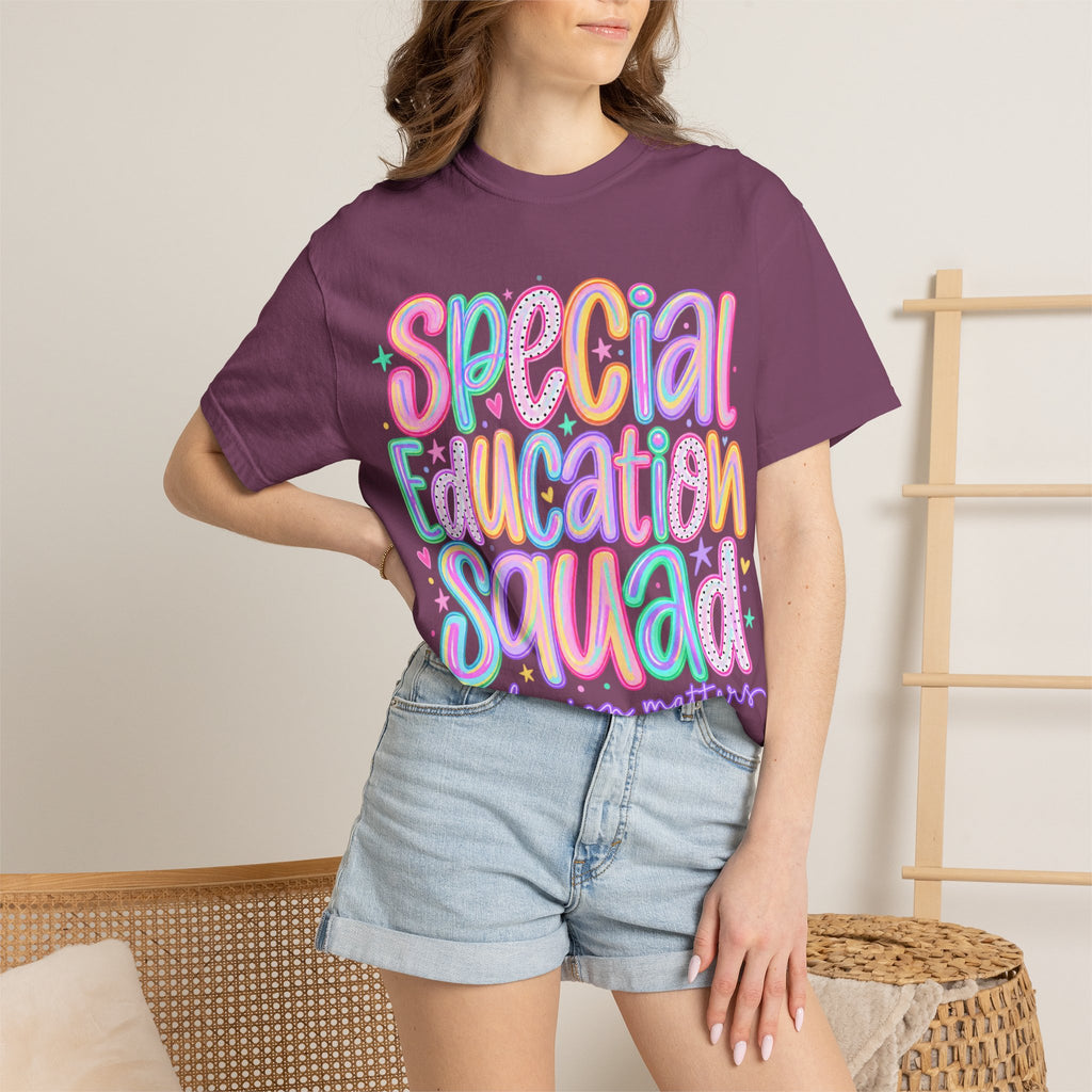 Special Education Squad T-Shirt | Inclusion Matters, Pastel Handlettering