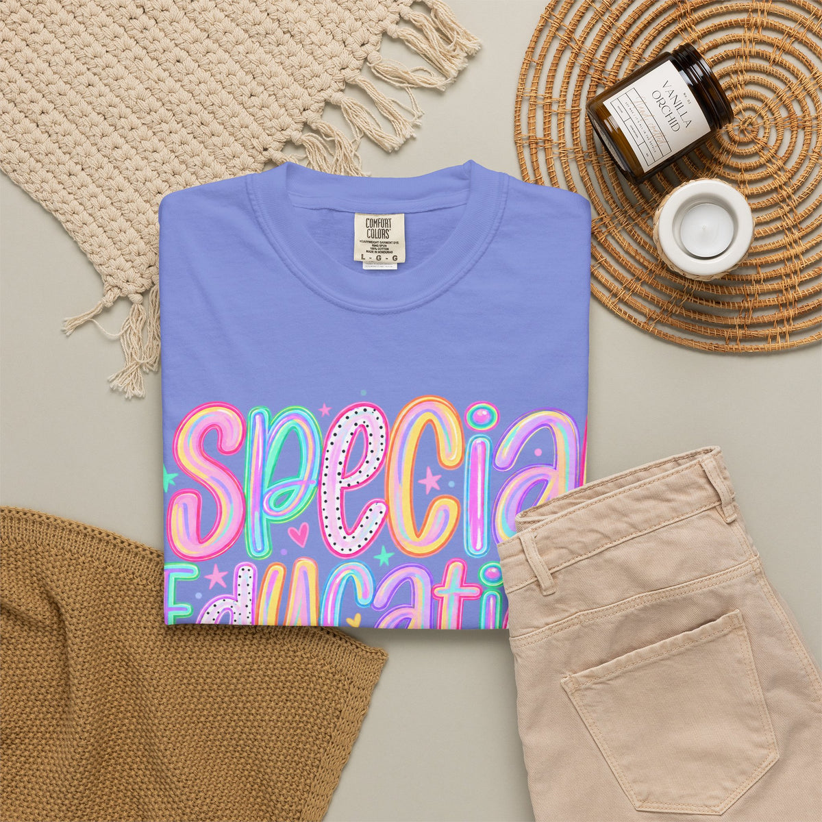 Special Education Squad T-Shirt | Inclusion Matters, Pastel Handlettering