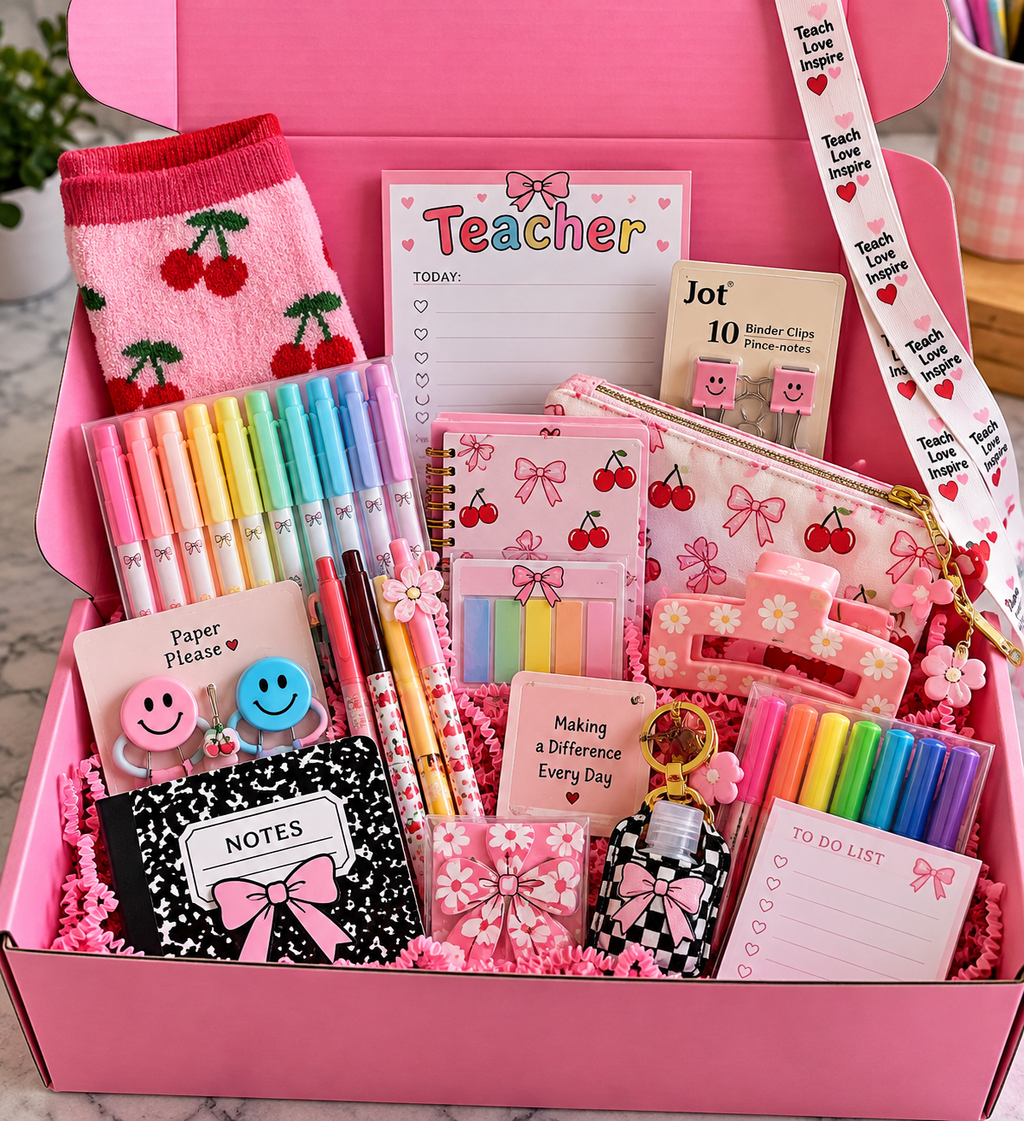 🍄🎀 Teacher Mystery Scoop | Cute Stationery, Accessories & Classroom Goodies | Made by Lei