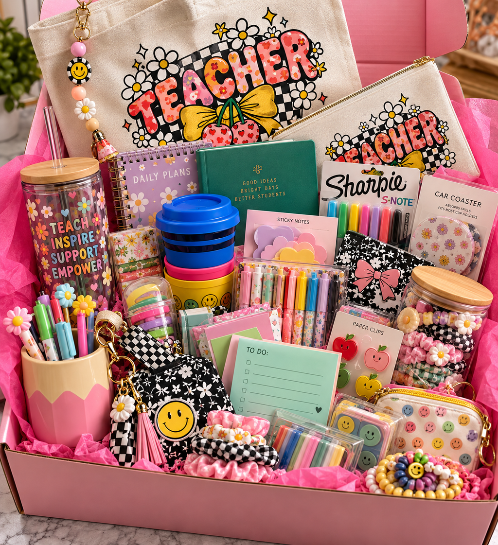 🍄🎀 Teacher Mystery Scoop | Cute Stationery, Accessories & Classroom Goodies | Made by Lei